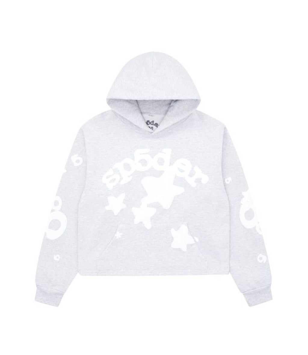 Sp5der Cropped Beluga Hoodie
'Heather Grey'