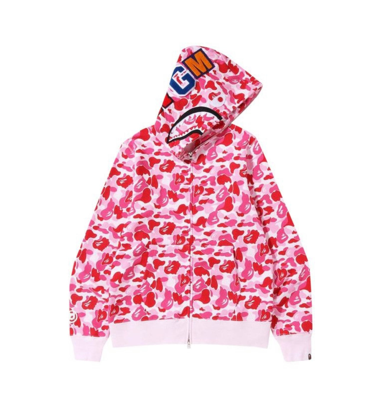 BAPE ABC Camo Shark Full Zip
Hoodie 'Pink'