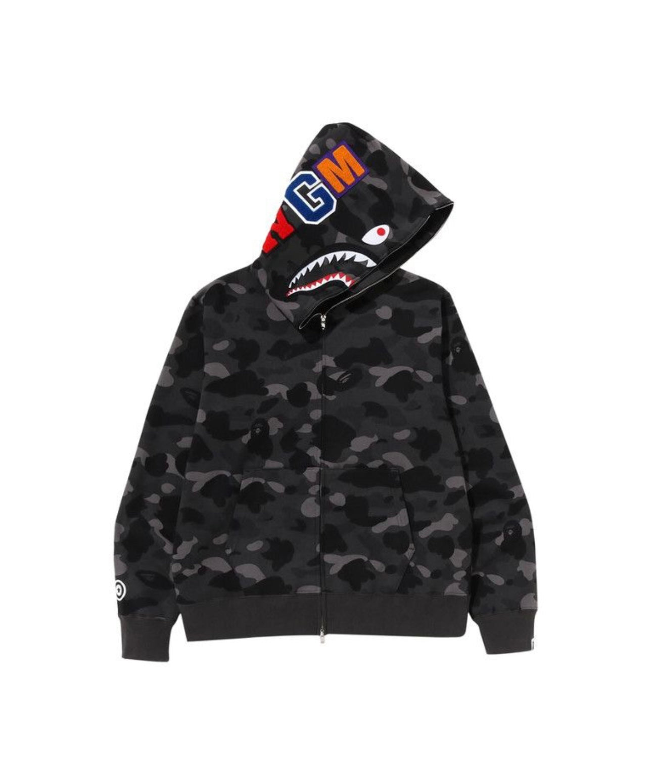 BAPE Color Camo Shark Full Zip
Hoodie 'Black'