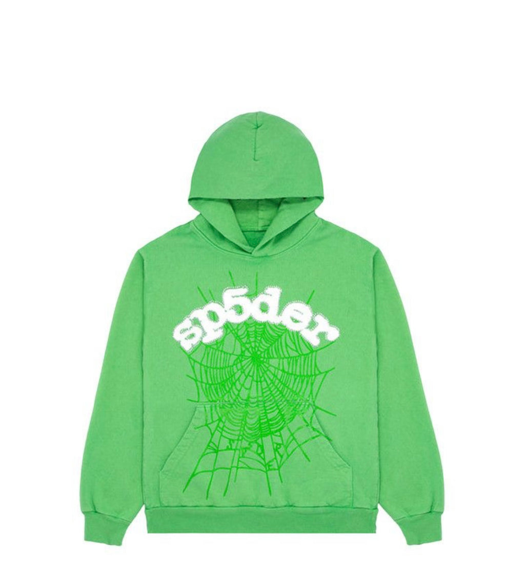 Sp5der Web Hoodie 'Slime Green'