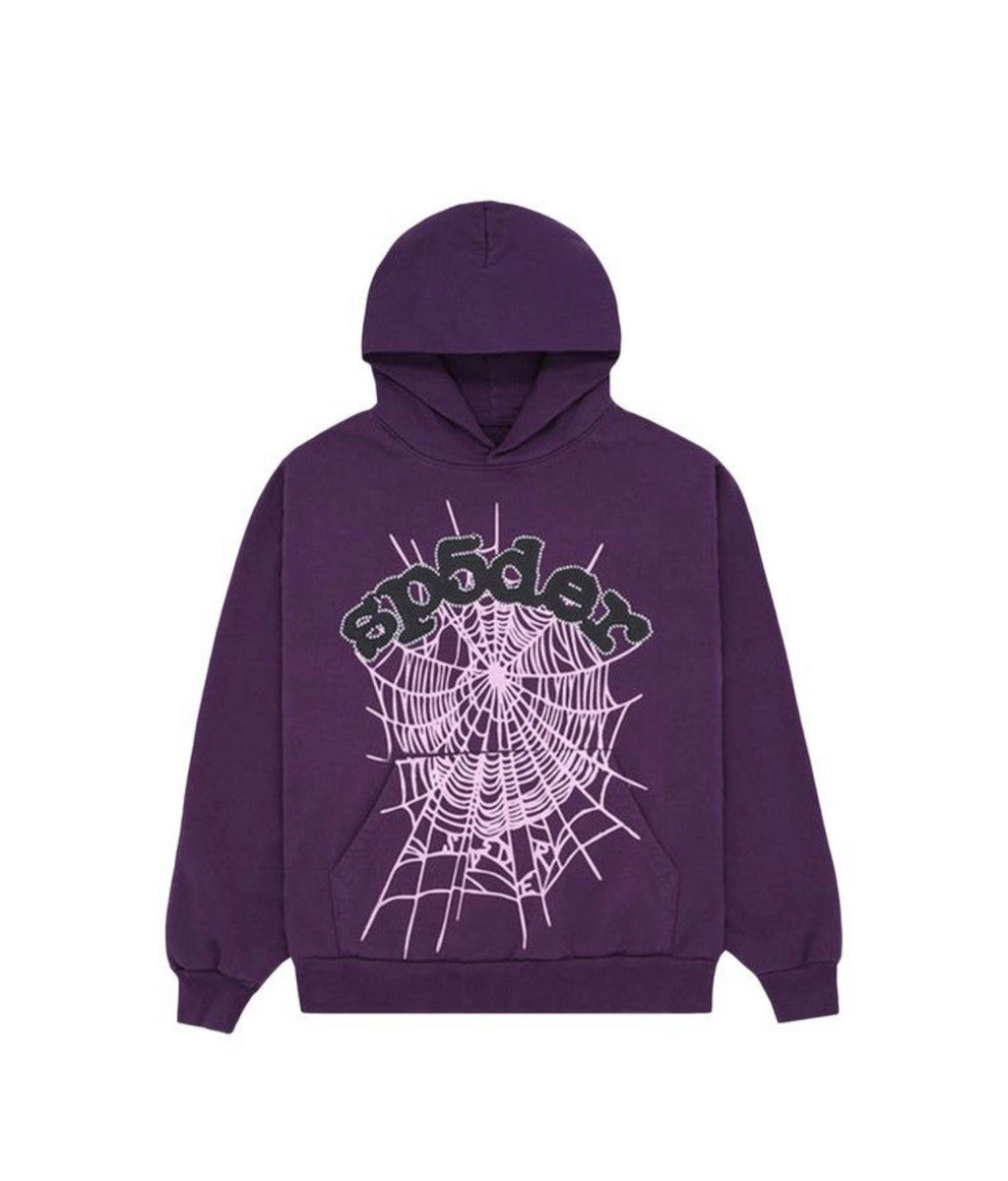 Sp5der Web Hoodie 'Grape'