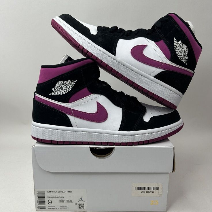 WMNS AIR JORDAN 1 MID ROSE RD/TOE/ROSE ROUGE/ORTIEL
