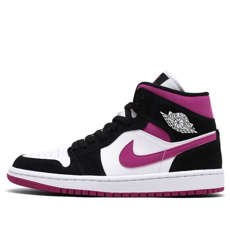 WMNS AIR JORDAN 1 MID ROSE RD/TOE/ROSE ROUGE/ORTIEL